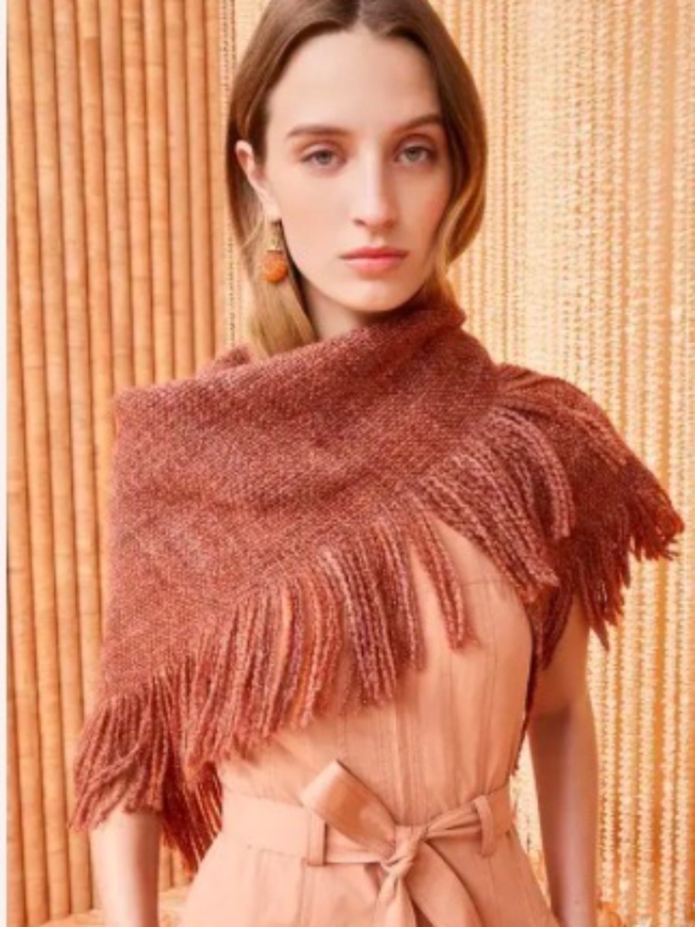 Ulla Johnson Marie Scarf Desert Rose